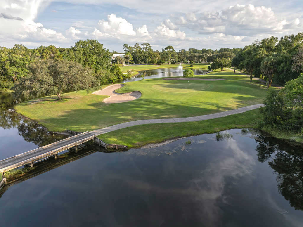 Golf course green